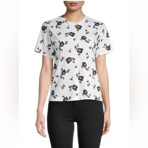 NWOT Tanya Taylor Floral Short Sleeve Tshirt Size XS